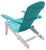 Turquoise and White Folding Adirondack Chair - Adirondack Chair