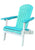 Turquoise and White Folding Adirondack Chair - Adirondack Chair