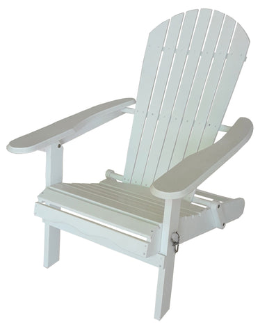 White Folding Adirondack - Adirondack Chair