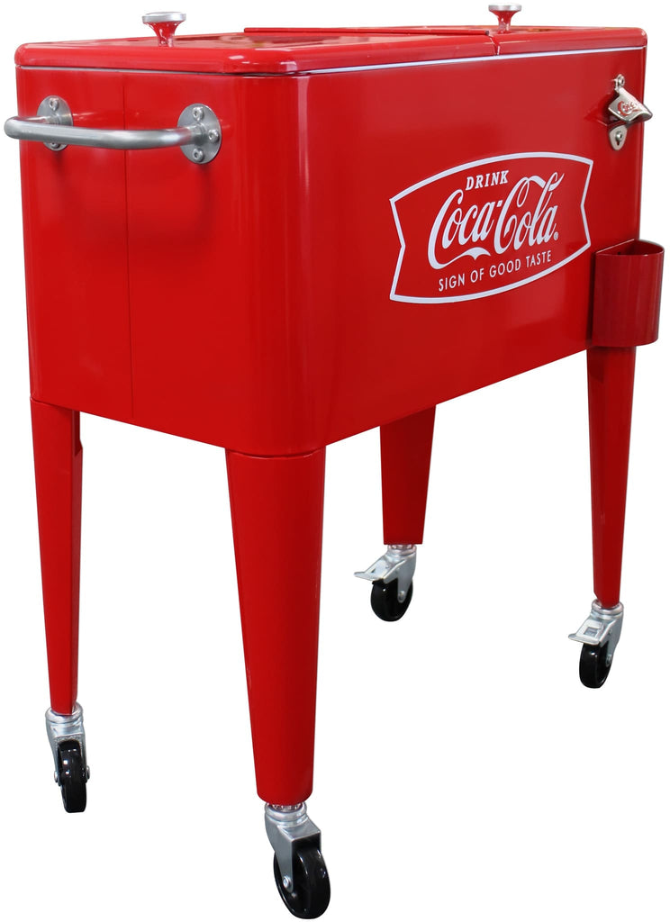 Coca-Cola® Red Fishtail Logo 60 qt. Cooler - Cooler