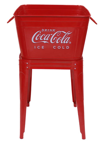 Coca-Cola® Red Beverage Tub with Stand - Beverage Tub
