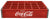 Coca-Cola® Vintage Wooden Crate with Cubbies - Decor