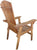 Over-Sized Natural Adirondack Chair - Adirondack Chair