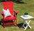 Over-Sized Red Adirondack Chair - Adirondack Chair
