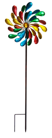 Rainbow Leaves Wind Spinner - Wind Spinner