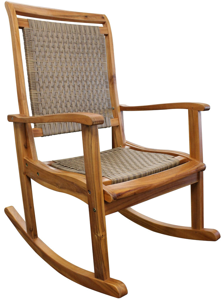 Sequoia Wicker Patio Rocker – Leigh Country