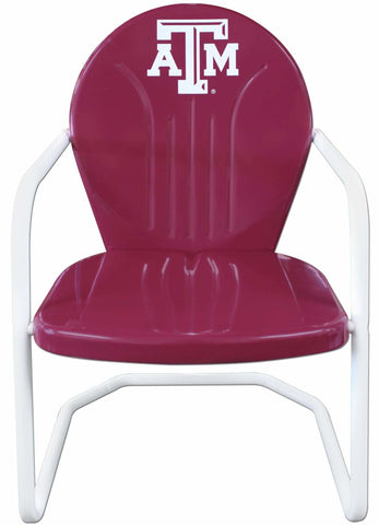 Texas A&M Retro Metal Chair - Chair