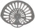 Tractor Seat Swivel Stool - Metallic - Stool