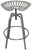 Tractor Seat Swivel Stool - Metallic - Stool