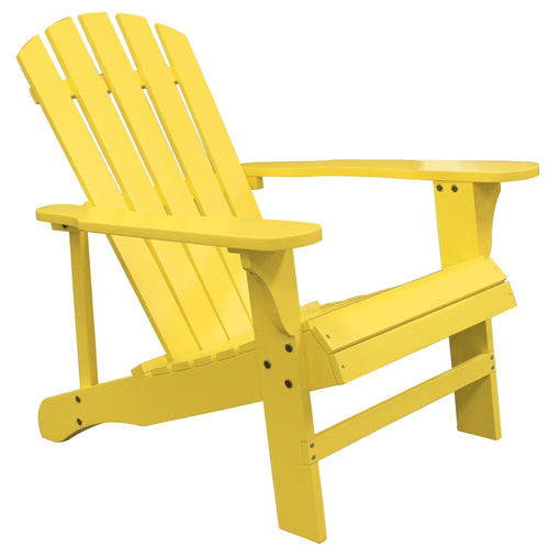 Bright yellow plastic on sale adirondack chairs