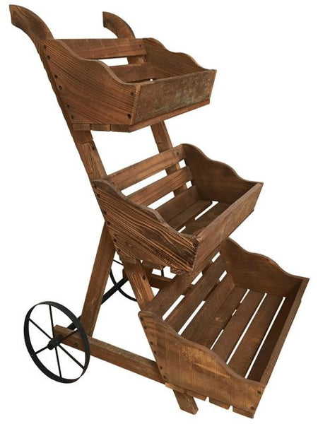 3-Tier Garden Cart Planter – Leigh Country