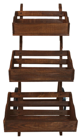 3-Tier Garden Cart Planter - Planter