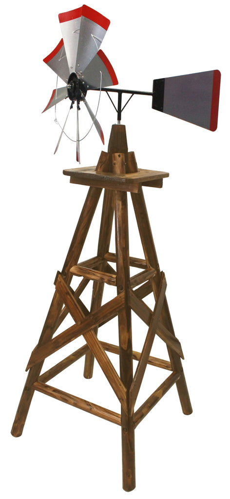 6.5 Ft. Char-Log Windmill – Leigh Country