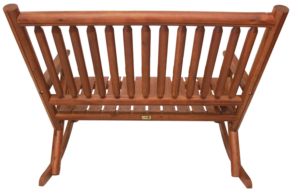 Amber-Log Double Porch Rocker - For Pickup ONLY (Excluding Wholesale ...