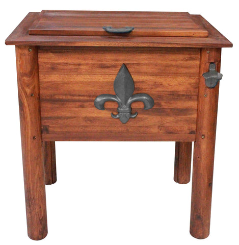 Amber-Log Fleur de Lis Cooler - Cooler
