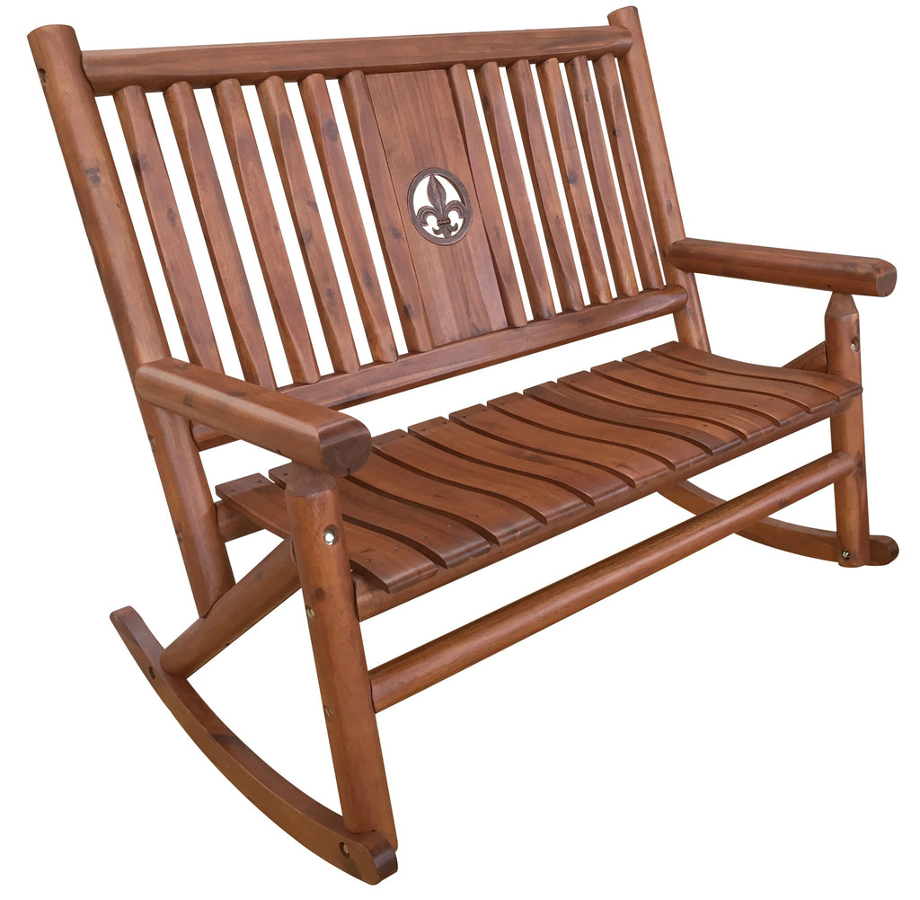 Amber-Log Fleur-de-lis Medallion Double Rocker - For Pickup ONLY ...
