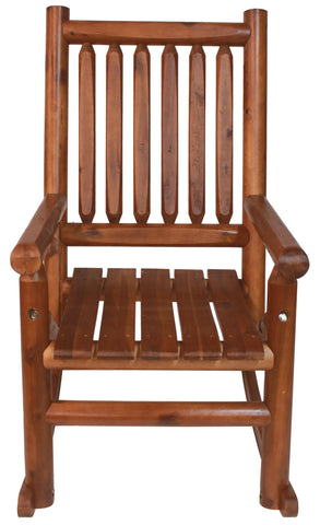 Amber-Log Porch Rocker - Porch Rocker