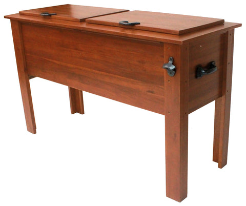 Amber-Log Wooden Cooler - 112 qt. - Cooler