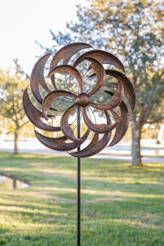 Bronze Swirl Wind Spinner - Wind Spinner