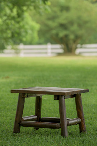 Char-Log End Table - End Table