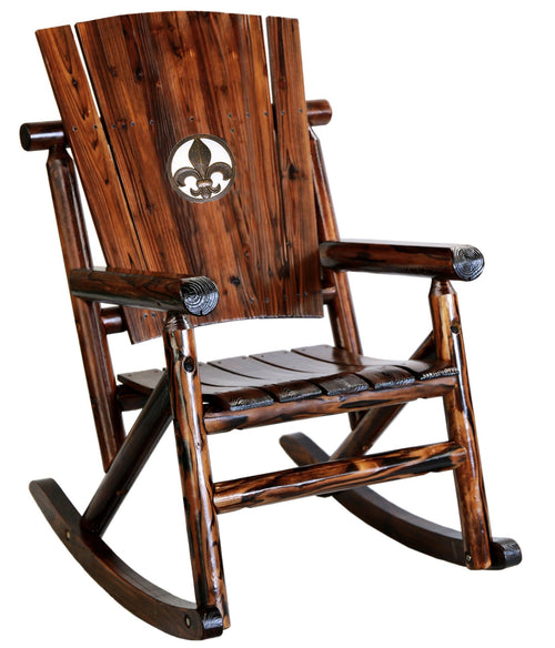 Amber log rocking chair sale