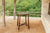 Char-Log Slatted Round Bar Table - Table