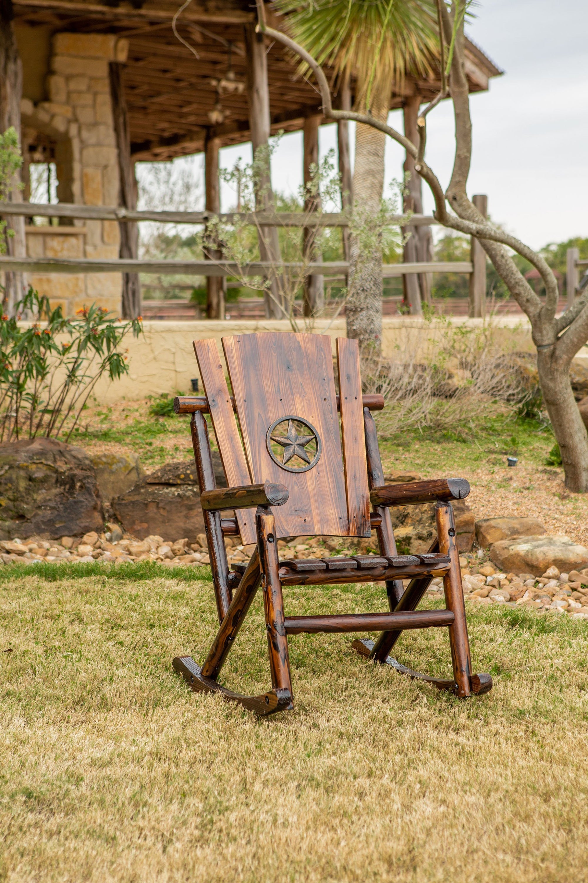 Char-Log Star Medallion Rocker – Leigh Country