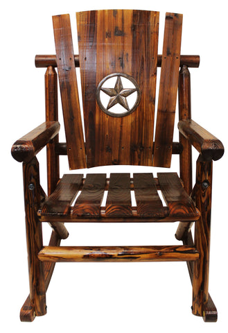 Char-Log Star Medallion Rocker - Rocker