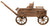Charred Wagon Planter - Decor
