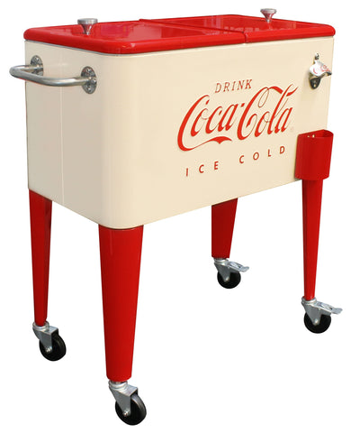 Coca-Cola® Cream Retro Cooler - Cooler