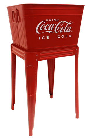 Coca-Cola® Red Beverage Tub with Stand - Beverage Tub