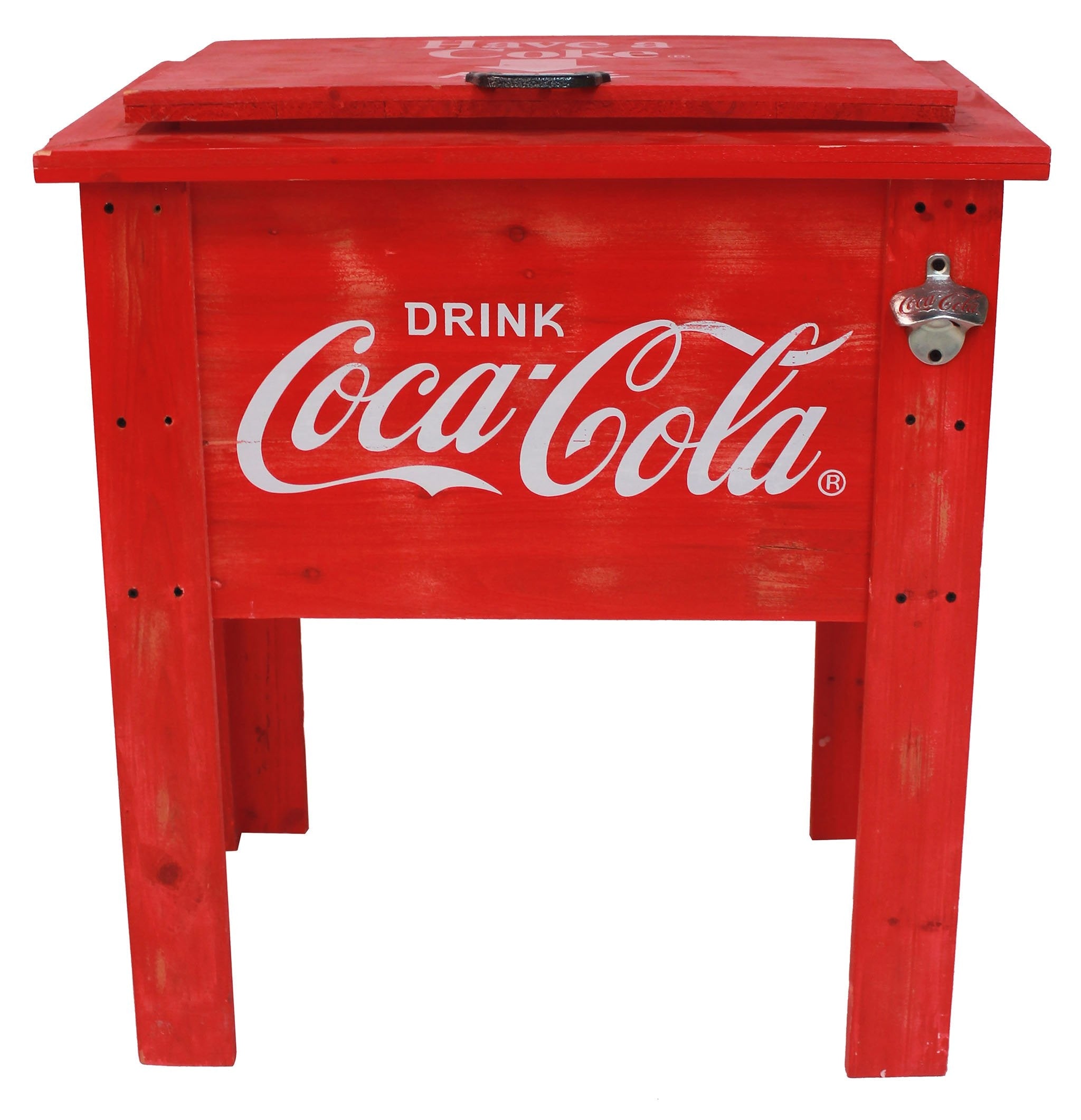 Coca Cola® Vintage Wooden Cooler – Leigh Country