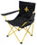 Fleur-de-lis Black Folding Lawn Chair - Lawn Chair