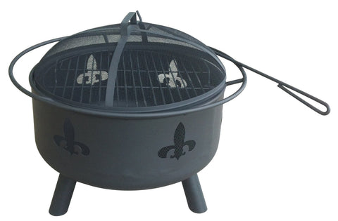 Fleur-de-lis Fire Pit - Fire Pit