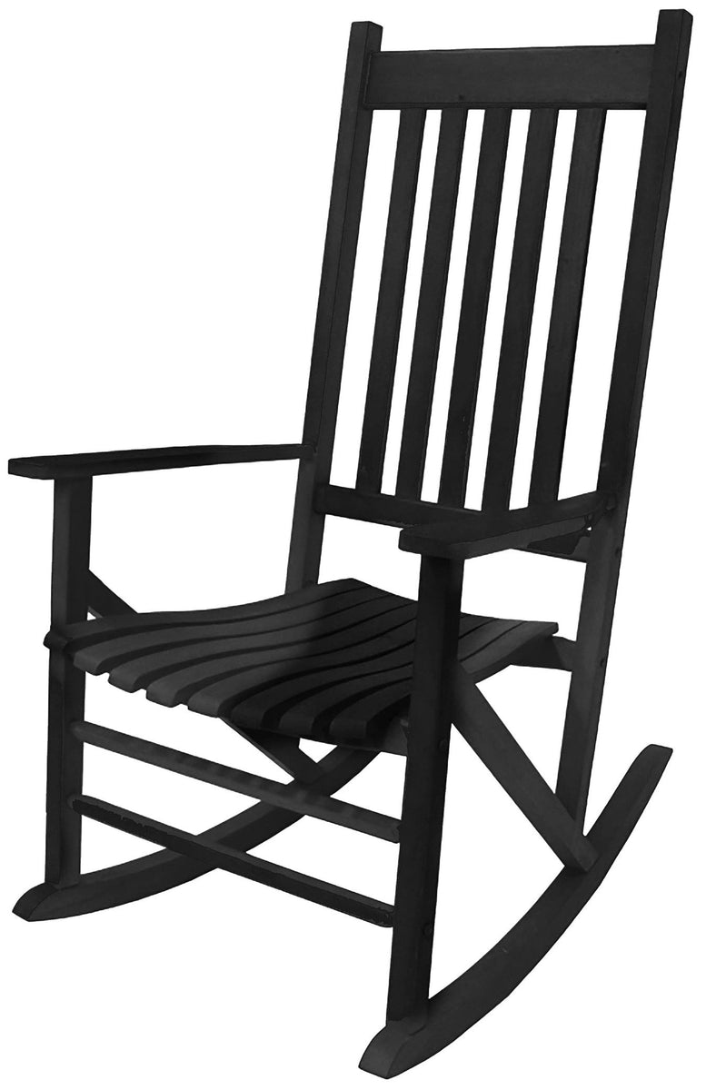 Heartland Black 5 Slat Classic Rocker – Leigh Country