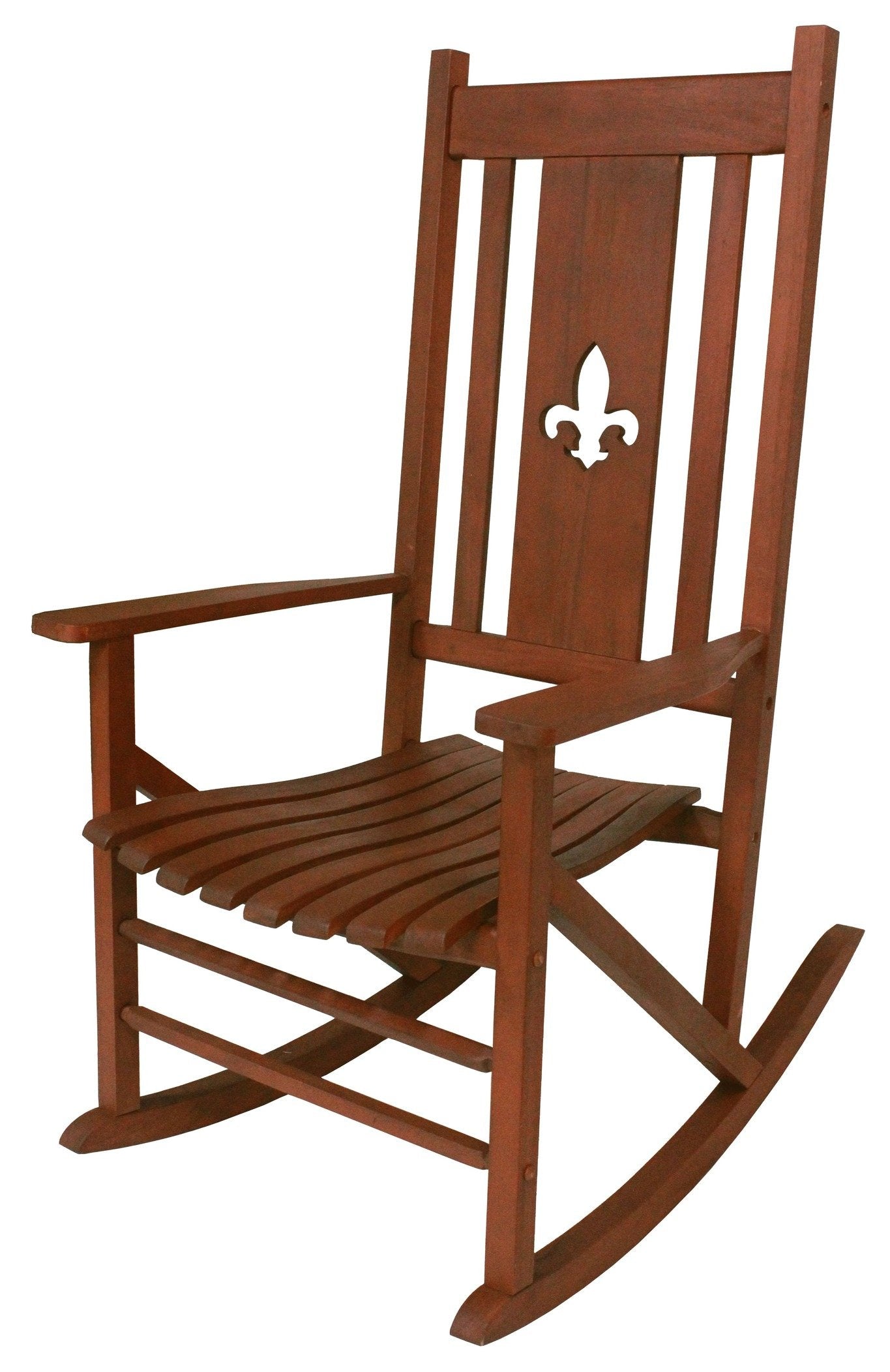 Heartland Natural Fleur de Lis Classic Porch Rocker – Leigh Country