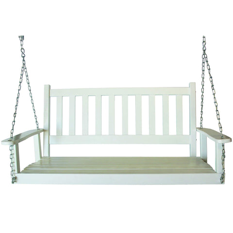 Heartland White Porch Swing - Porch Swing