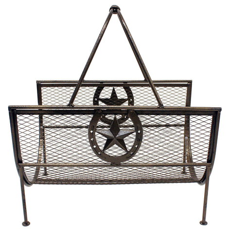 Horseshoe Star Log Holder - Log Holder