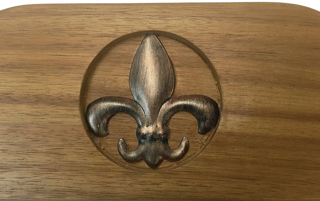 Iron Grove Fleur-de-lis Double Glider