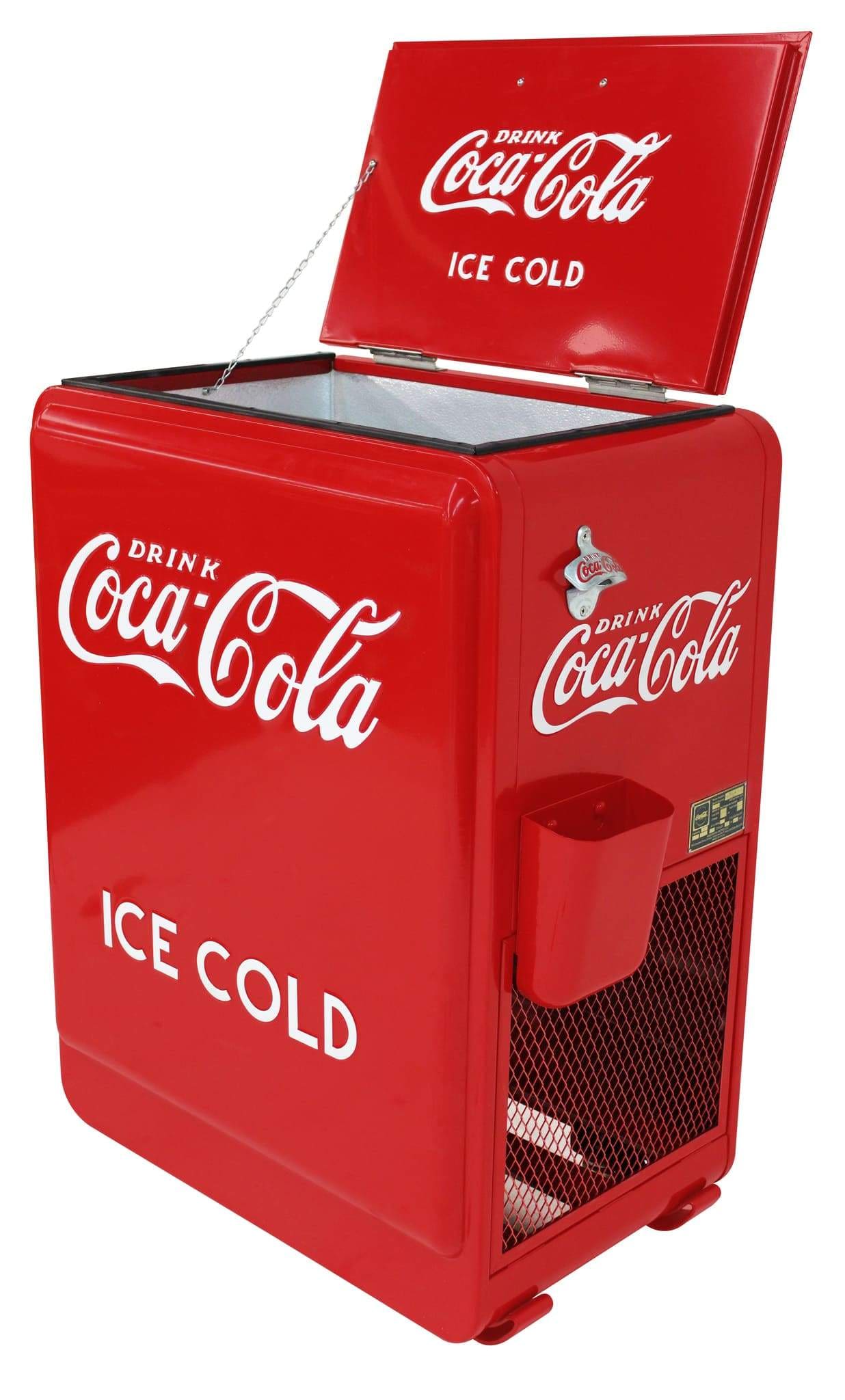 Corona Cooler Leigh Country 80 Coca-Cola Embossed Ice-Cold