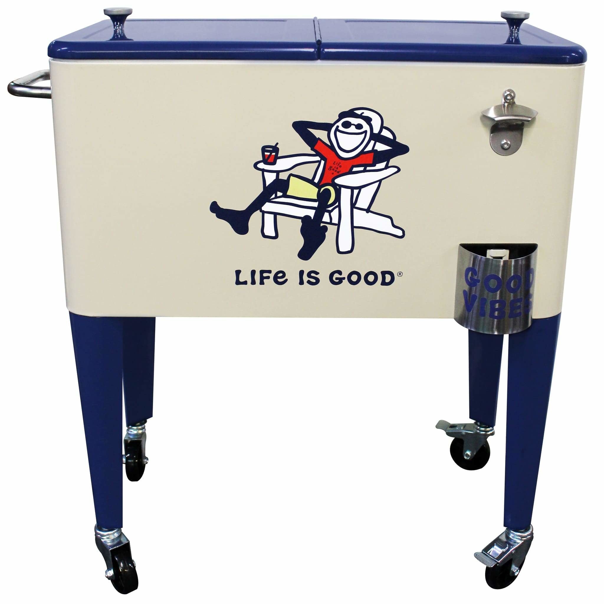 Life is Good® 60qt. Rolling Cooler - Adirondack Jake – Leigh Country
