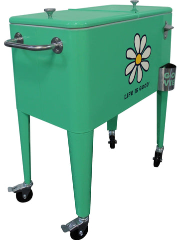 Life is Good® 60qt. Rolling Cooler - Flower - Cooler
