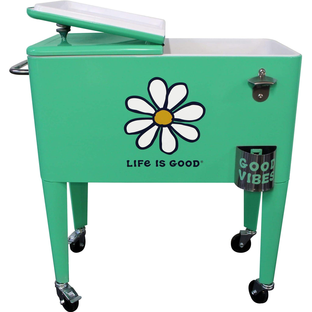Life is Good® 60qt. Rolling Cooler Flower Leigh Country