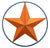 Orange Star with Blue Ring Wall Décor - Decor