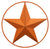 Orange Star with Ring Wall Décor - Decor