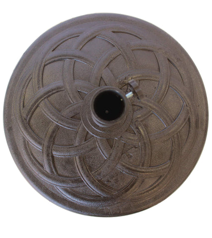 PATIO UMBRELLA BASE 17-1/2 BRONZE - umbrellas