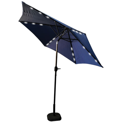 PATIO UMBRELLA LED LIGHT 9FT. BLUE
