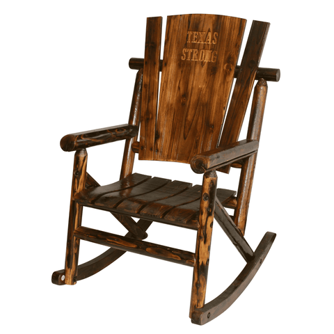 Personalized Char-Log Rocker - Rocker