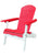 Red and White Folding Adirondack Chair - Adirondack Chair