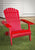 Red Folding Adirondack Chair - Adirondack Chair